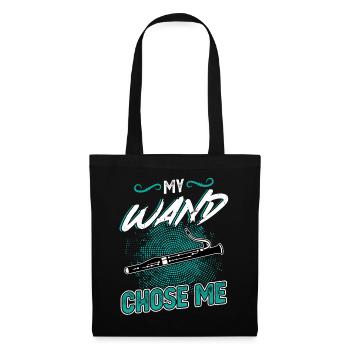My Wand Chose Me - Bassoon - Stoffbeutel - Schwarz - Vorne