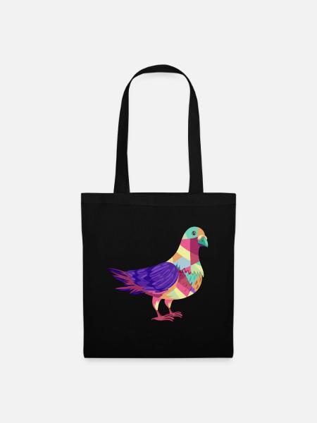 Taubenzüchter Geschenk Männer Brieftaube Taube - Stoffbeutel - Schwarz