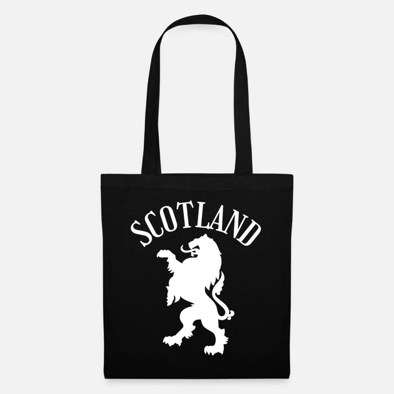 Schottland Löwe Schottisch - Stoffbeutel - Schwarz