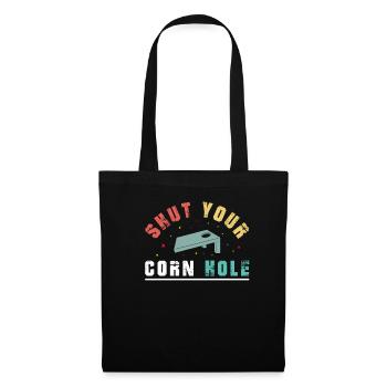 Fermez votre trou de maïs - Sac en tissu - noir - Devant