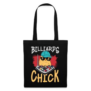 Billiards Pool Player Ball Girl - Tote Bag - black - Front