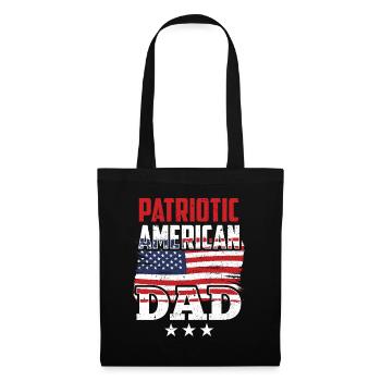 Père patriotique américain US Patriot USA - Sac en tissu - noir - Devant