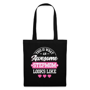 This is what a great stepmother looks like - Tote Bag - black - Front