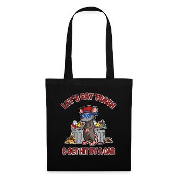 Opossum saying for animal lovers and possum - Tote Bag - black - Front