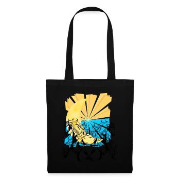 Heavenly Fantasy Moon Crescent Horse Horse - Tote Bag - black - Front