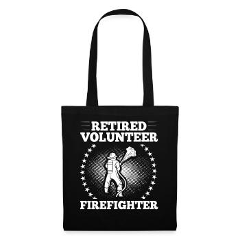 Volunteer Firefighter Firefighter Volunteers - Tote Bag - black - Front
