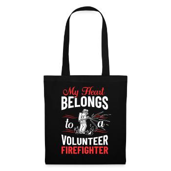 Volunteer Firefighter Firefighter Volunteers - Tote Bag - black - Front