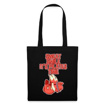 Sweat Smile It's Pilates Time 4 - Tote Bag - black - Front