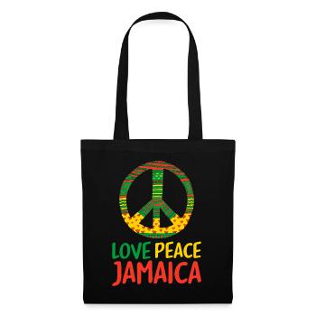 Jamaïque Amour Jamaïque - Sac en tissu - noir - Devant