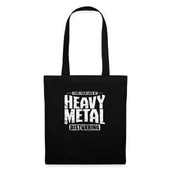 Heavy Metal Disburbing Music Band Genre - Tote Bag - black - Front