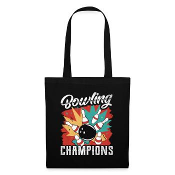 Champion in the Bowling Champions Team Bowler Hobby - Tote Bag - black - Front