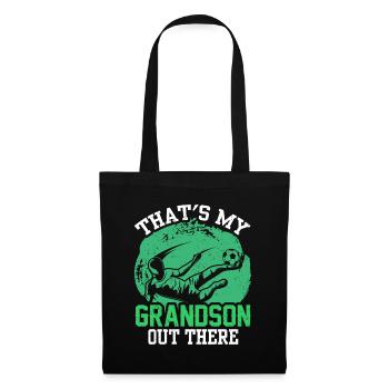 C’est mon petit-fils là-bas passe-temps sportif de football - Sac en tissu - noir - Devant