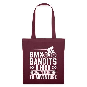 Bmx Bandits Un voyage de haut vol dans l’aventure - Sac en tissu - bordeaux - Devant