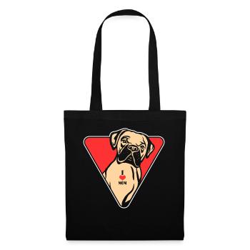 Boxer Dog Love Dog - Tote Bag - black - Front