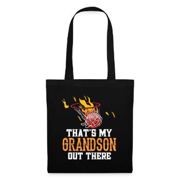 This is my grandson out there playing basketball - Tote Bag - black - Front