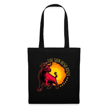 La tauromachie Le soleil se lève aussi Rodéo Bullero - Sac en tissu - noir - Devant