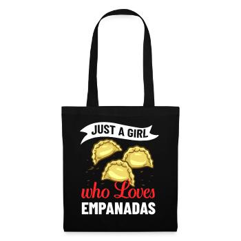Empanada Argentine Dumpling Espagne - Sac en tissu - noir - Devant