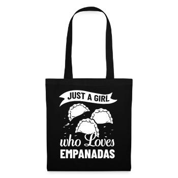 Empanada Argentine Dumpling Espagne - Sac en tissu - noir - Devant