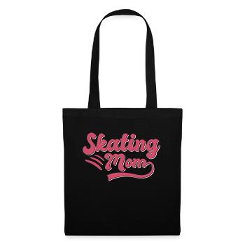 Cadeau Skating Mama - Sac en tissu - noir - Devant