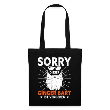Sorry this beard is forgiven Bearded Man - Tote Bag - black - Front