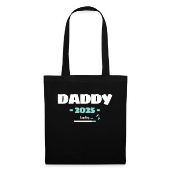 Papa Loading 2025 Expectant Papa Daddy Father - Tote Bag - black - Front