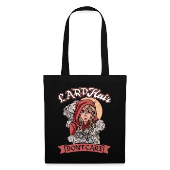 Larp Hair - Don’t Care - Larping - Sac en tissu - noir - Devant
