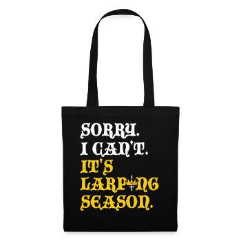 Sorry. I Can't. It's Larping Season - Tote Bag - black - Front