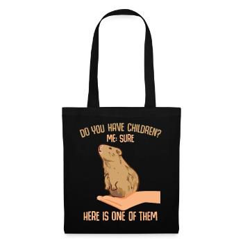 Do you have children Guinea Pig Guinea Pig lu - Tote Bag - black - Front