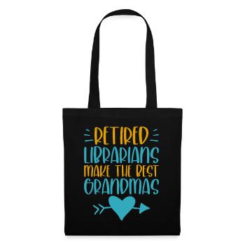 Retired Librarians Make The Best Grandmas 2 - Tote Bag - black - Front