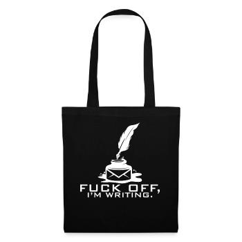 Nouveauté d’écriture pour les écrivains - Sac en tissu - noir - Devant