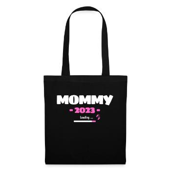 Mommy 2023 Loading - Expectant Mama Motif for - Tote Bag - black - Front