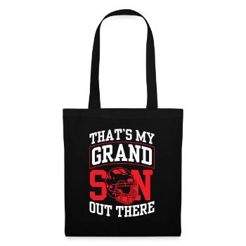 C’est mon petit-fils là-bas football américain - Sac en tissu - noir - Devant