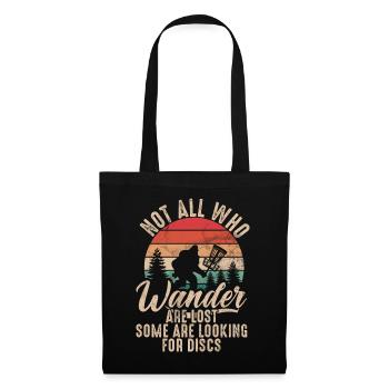 Fun Disc Golf & Ultimate Frisbee Player - Sac en tissu - noir - Devant