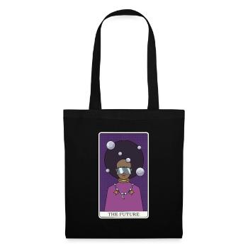 Carte de Tarot Afrofuturisme « The Future » pour un - Sac en tissu - noir - Devant