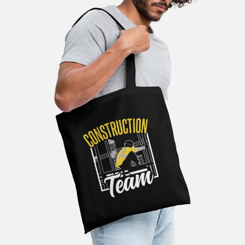 Construction Team Teamwork Construction Site Construction Workers Tote Bag
