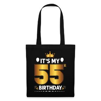 55 Birthday 55 Years Happy Birthday - Tote Bag - black - Front