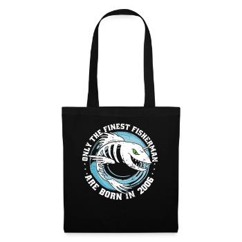 Angler millésime 2006 anniversaire né drôle - Sac en tissu - noir - Devant