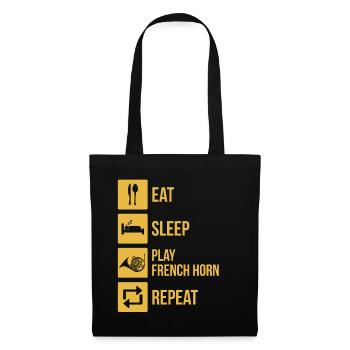 Français corniste Français corniste Français corniste - Sac en tissu - noir - Devant
