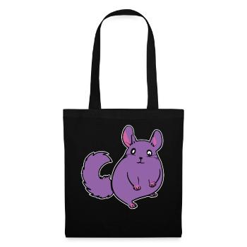 20230115 01T Chinchilla Chonk - Sac en tissu - noir - Devant