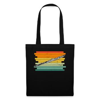 Flûtiste Flûtiste - Sac en tissu - noir - Devant