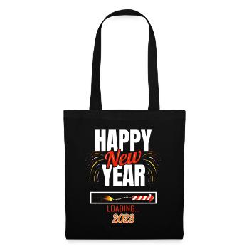 Happy New Year 2023 Loading New Year's Eve - Tote Bag - black - Front
