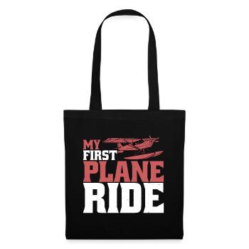 My First Plane Ride 54 - Stoffbeutel - Schwarz - Vorne