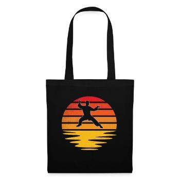 Martial Arts Retro - Tote Bag - black - Front