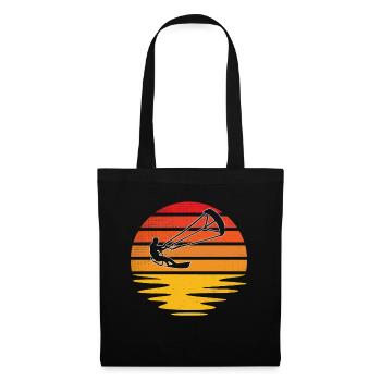 Kite Surf Retro - Tote Bag - black - Front