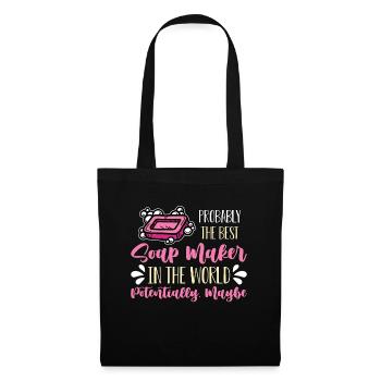 Soapmaking Probably The Best Soap Maker Handicraft - Tote Bag - black - Front