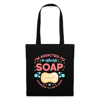 Soapmaking Addicted To Making Soap Saponifications - Tote Bag - black - Front
