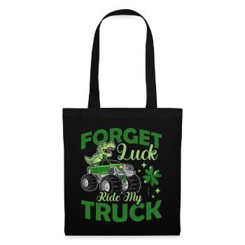 Oubliez le bonheur Montez mon camion Dinosaur St. - Sac en tissu - noir - Devant