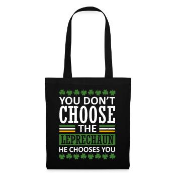 Les vibrations Leprechaun-st.-patrick’s-day-vibes que vous recherchez - Sac en tissu - noir - Devant
