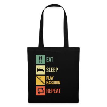 Bassoon Bassoon Bassoon Player Bassoonist - Tote Bag - black - Front