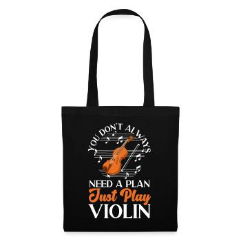 Violoniste violoniste Vous n’avez pas toujours - Sac en tissu - noir - Devant
